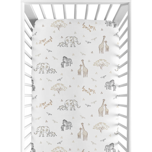 Sweet Jojo Designs Fitted Crib Sheet & Reviews Wayfair